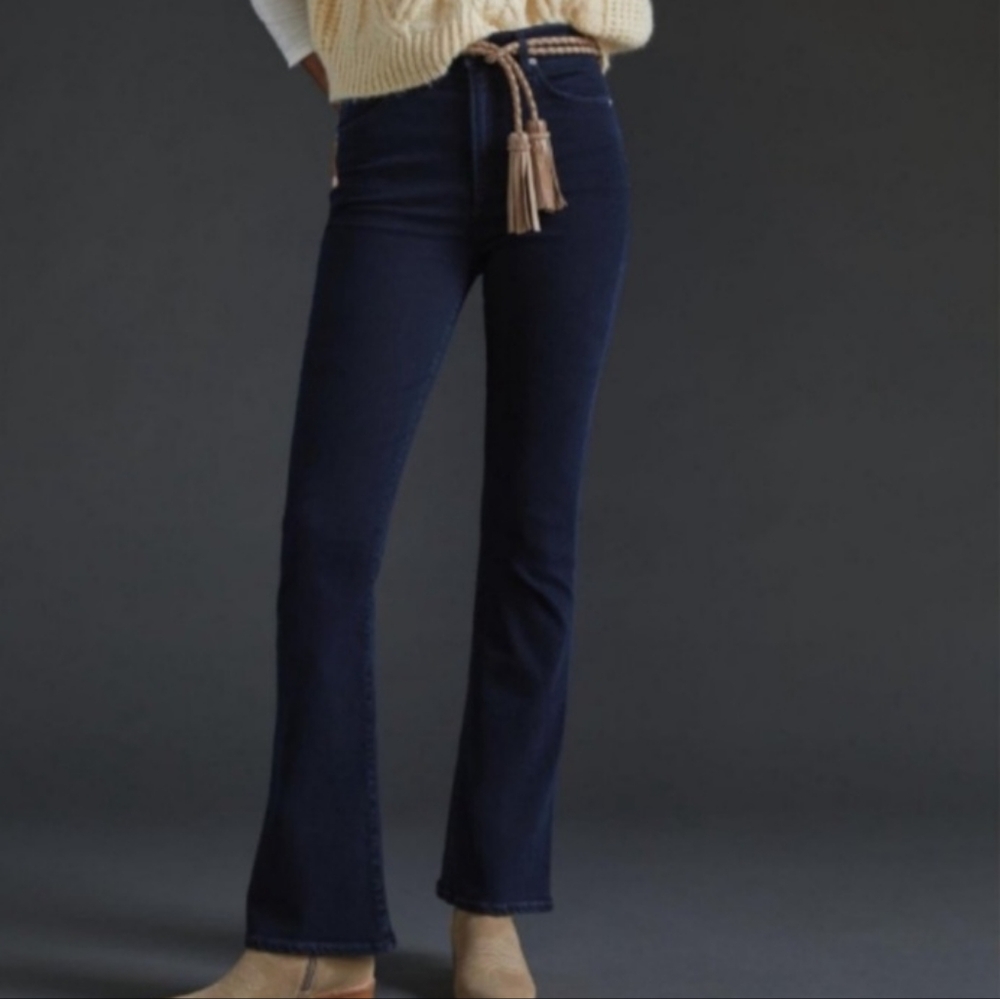 Citizens of Humanity Lilah High Rise Bootcut Denim Jean 32 Bluefin Dark Wash